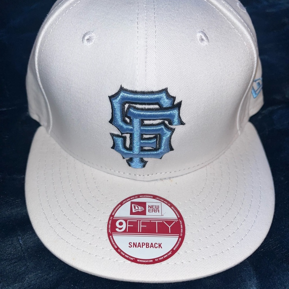 New Era 9Fifty White and Blue Snapback